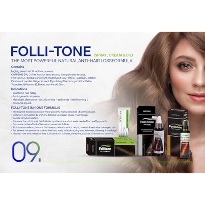 Follitone hair oil for increasing hair density 120.0 Millilitre - Image 3
